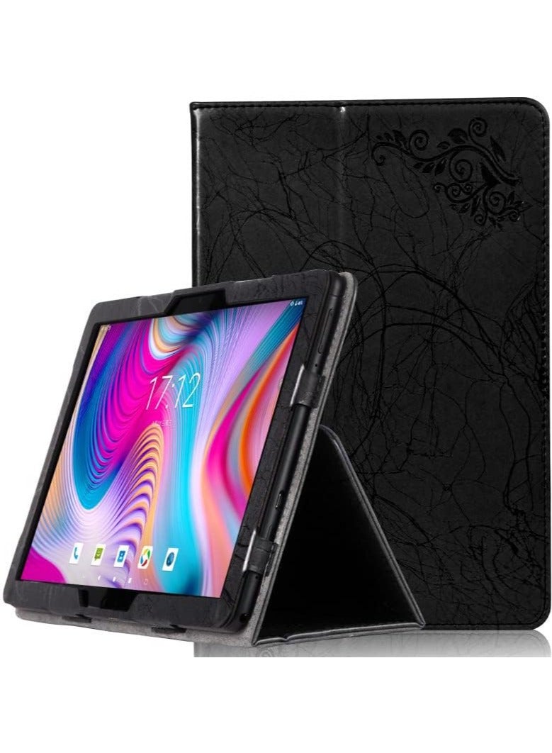 Case Compatible with TCL 10 Tab Max 4G 10.36, Flat Holster Hand Bracket PU Protective Holster - Image 1